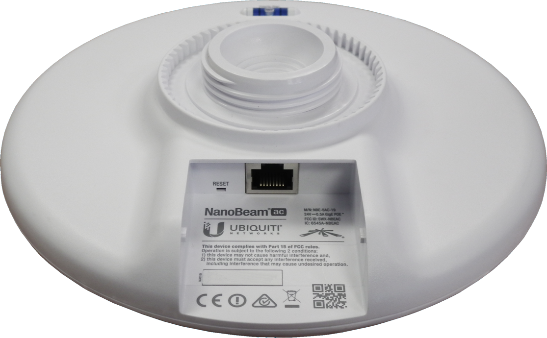 Ubiquiti NBE-5AC-Gen2 Ubiquiti NanoBeam AC Gen2 19dBi 5GHz 802.11ac TDMA 128MB RAM Gigabit PoE