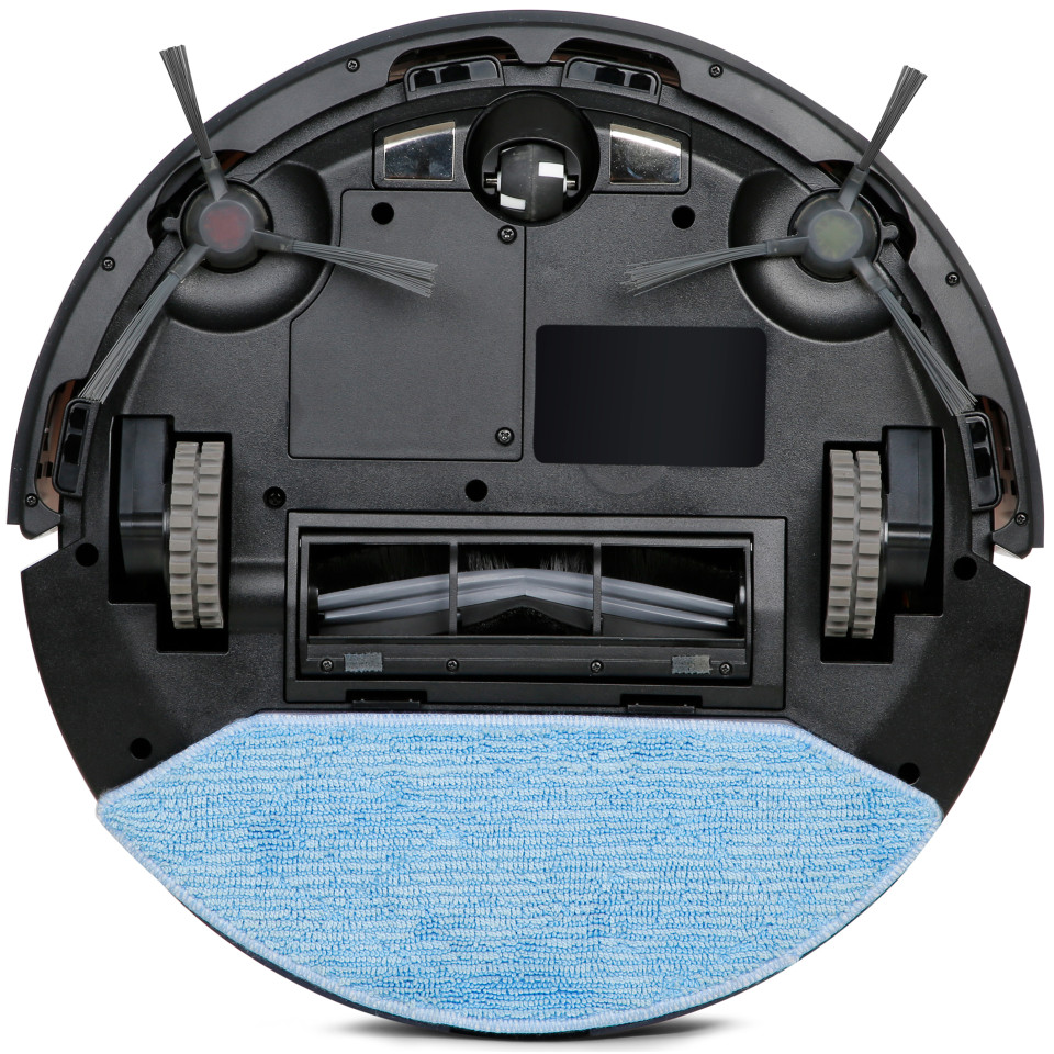 Ecovacs robottolmuimeja DEEBOT U2 Wet&amp;Dry, operating time (max) 110 min, Lithium Ion, 2600 mAh, dust capacity 0.4 L, valge