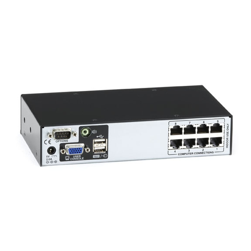 BlackBox CX UNO KVM switch with (1)IP - 8-port, CATx