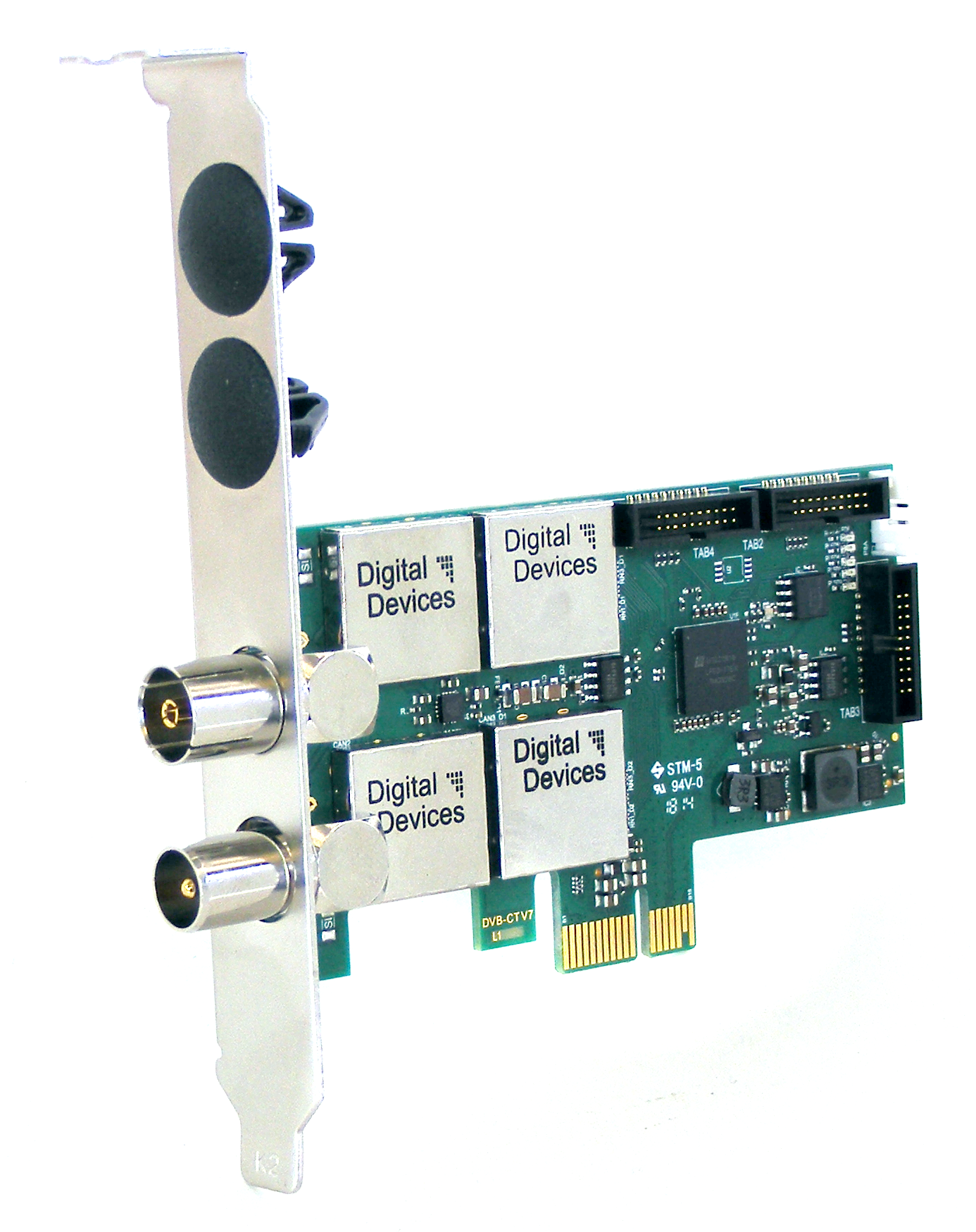 DD Cine C2/T2 V7 - Twin Tuner Card DVB-C/C2/T/T2 (PCI Express Card) SimpliTV compatible (ORF)