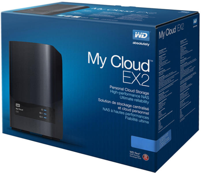 WesternDigital 3.5 8TB WD My Cloud EX2 Ultra (HDD 4TB*2)