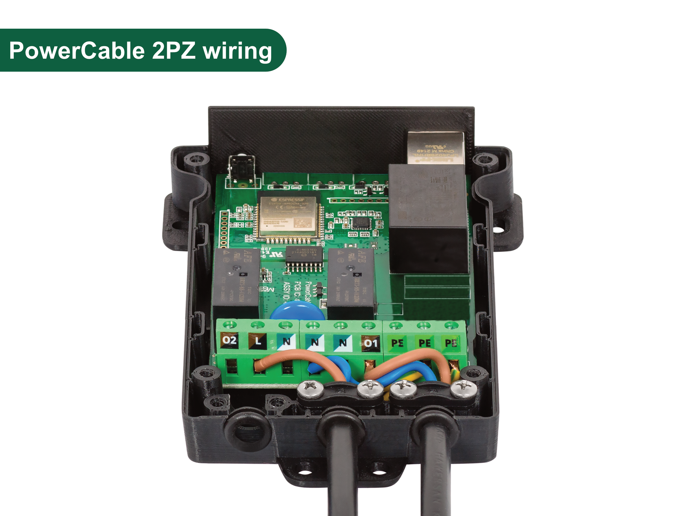 PowerCable 2KZ is a smart 2x 230V/16A device with LAN &amp; WiFi connectivity. Each output can be switched and metered individually. Web interface, NETIO Cloud, M2M protocols: XML http, JSON http and URL API. ZCS (Zero Current Switching), 2 x DI. No power cable included (mounted on request, F/E/S/G type ask for price)