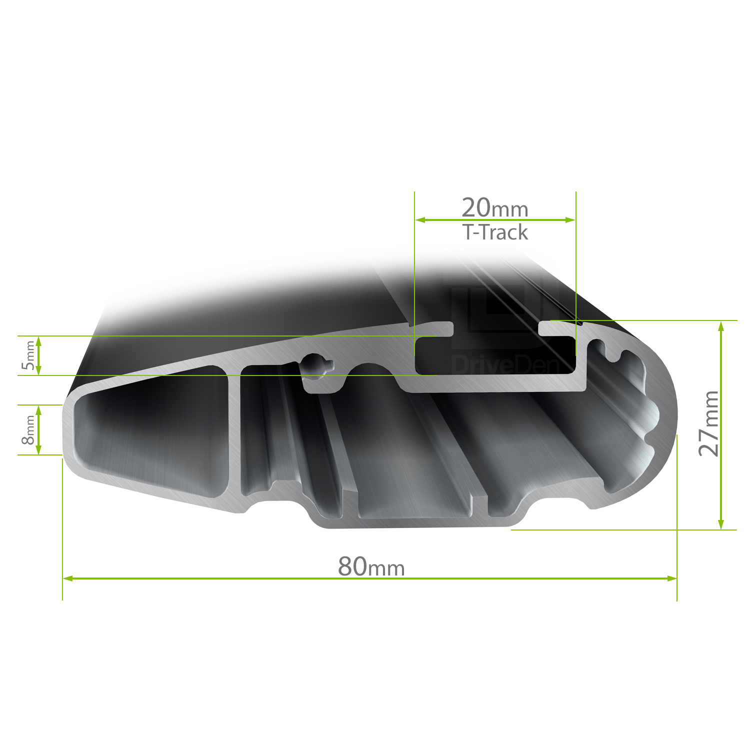 WingBar Evo katuseraami talad 150cm Thule 711500, 2 tk. komplektis, alumiiniumist