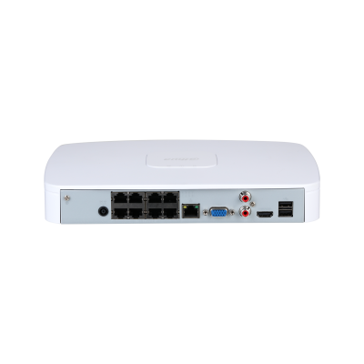 Dahua NVR4116-8P-4KS2/L 16 kanaliga Lite seeria 4K IP salvesti • 8MP 80/80/60Mbps • 1HDD • 8PoE