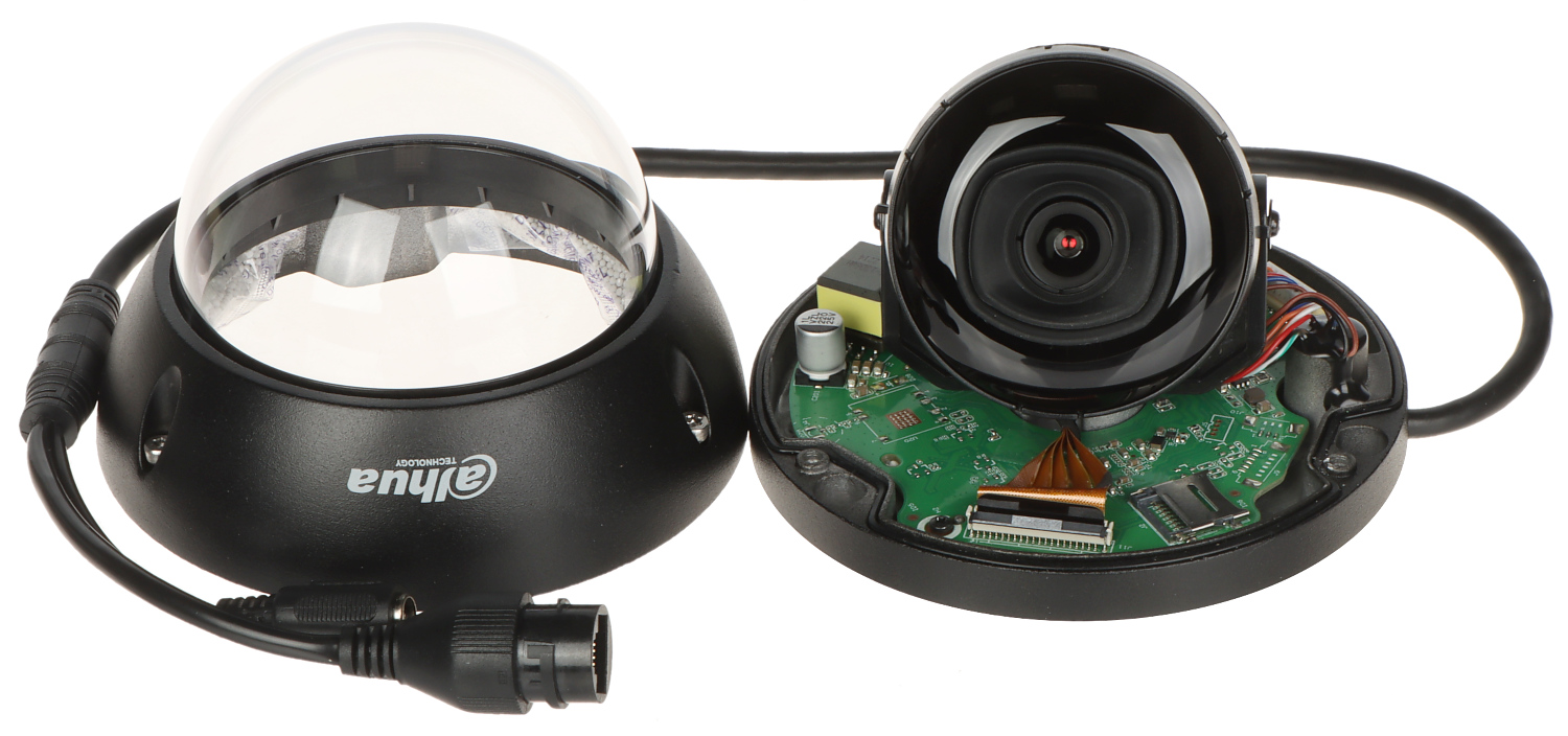 Dahua IPC-HDBW2431E-S-S2-BLACK 4MP IP kuppelkaamera • IR30m mSD 2.8mm(102°)