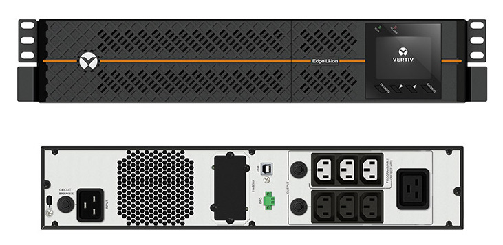 Vertiv Edge line-interactive UPS 2200VA/1980W, 230V 2U rack/tower