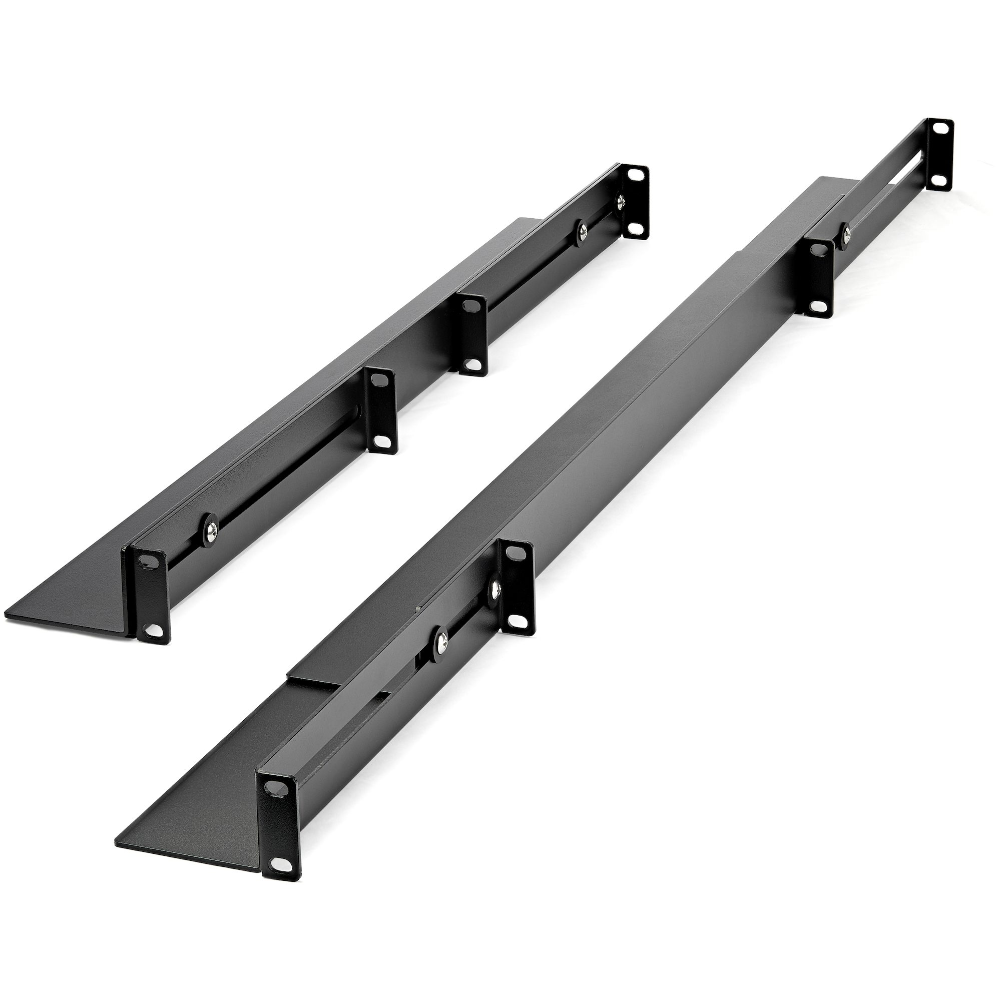 1U 19&quot; server rack rails, 24-36&quot; adjustable depth, universal 4 post rack mount rails