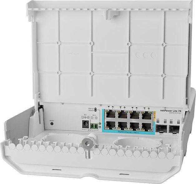 MikroTik netPower Lite 7R outdoor reverse PoE switch