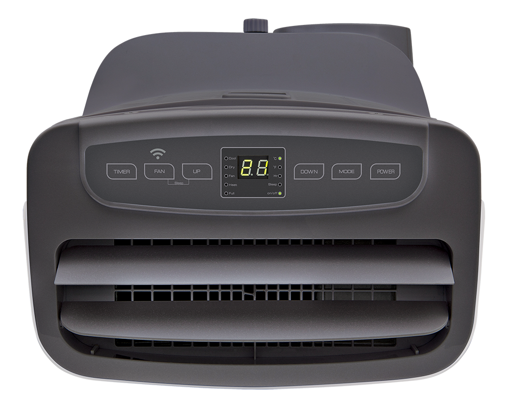 Deltaco Smart Home smart AC, cooling / heating, R290 white&amp;black