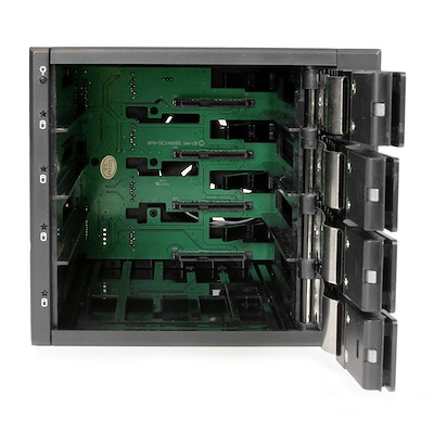 4 bay 3.5&quot; SATA III/SAS II HDD aluminium trayless hot swap mobile rack backplane, 6Gbps