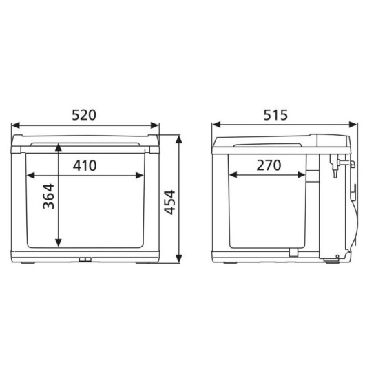 Elektriline külmik autosse, Dometic CoolFun CK 40D Hybrid, 38 l