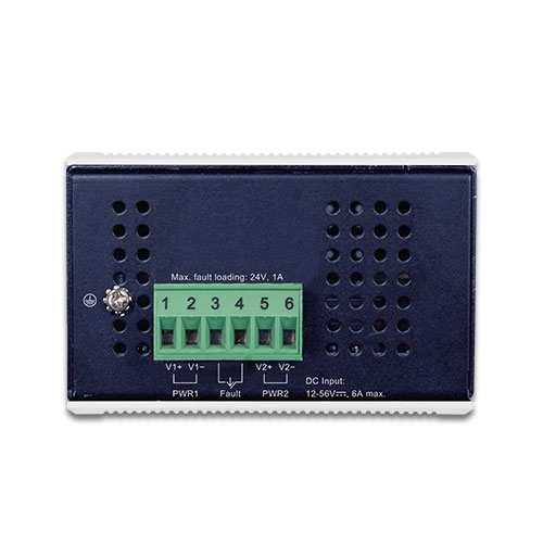 Planet industrial 2-port 100/1000X SFP to 1-port 10/100/1000T 802.3bt PoE++ media converter