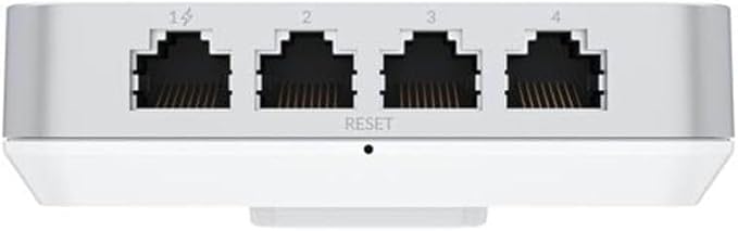 Ubiquiti wall-mounted Wi-Fi6 AP with 6 spatial streams &amp; a built-in 4-port switch
