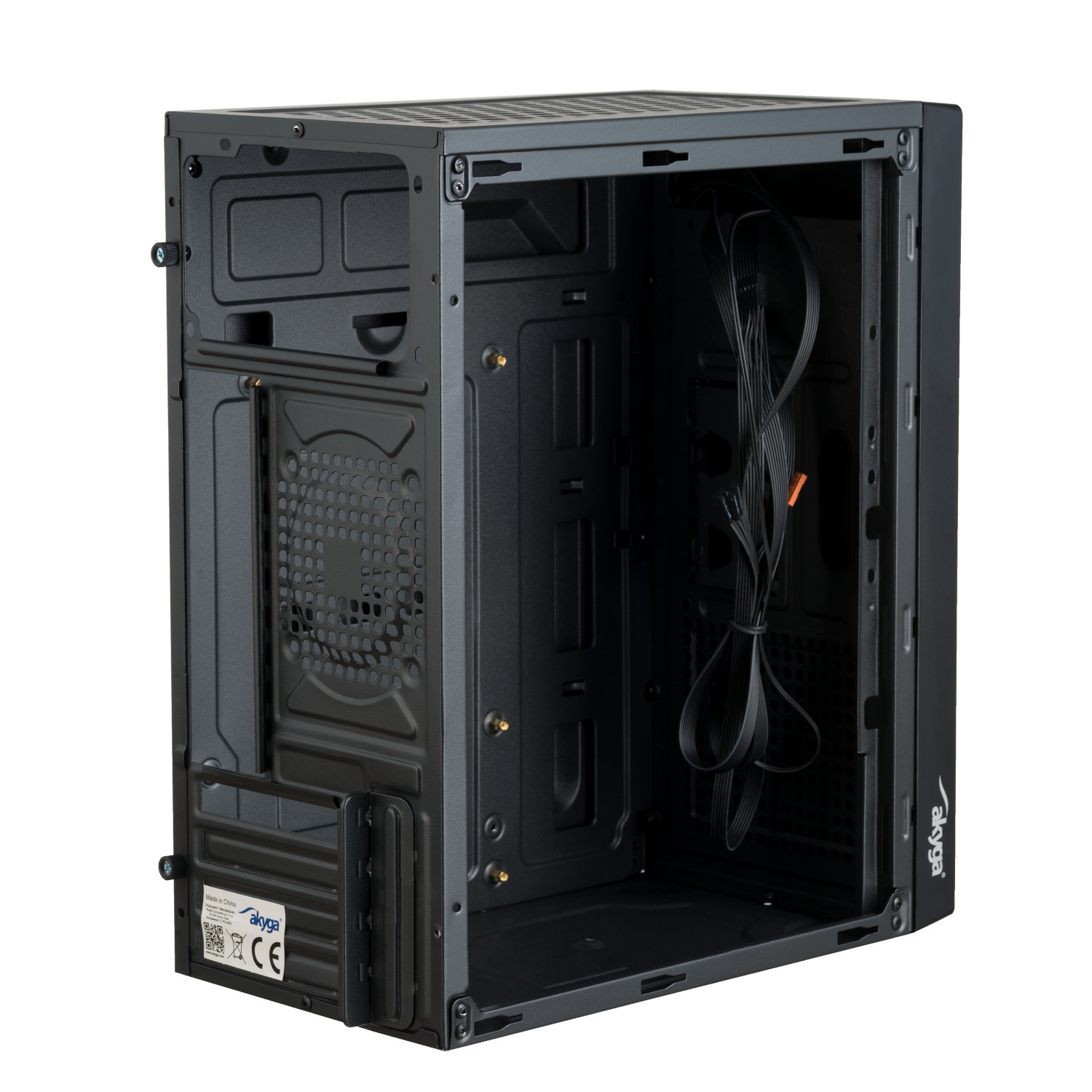 Akyga micro ATX case AK36BK 1*USB 3.0 black w/o PSU