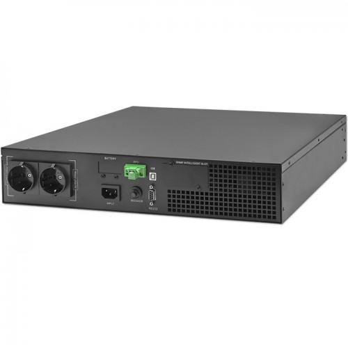 Qoltec online UPS 1000VA/1000W, power factor 1.0, LCD, EPO, USB, 2U rackmountable