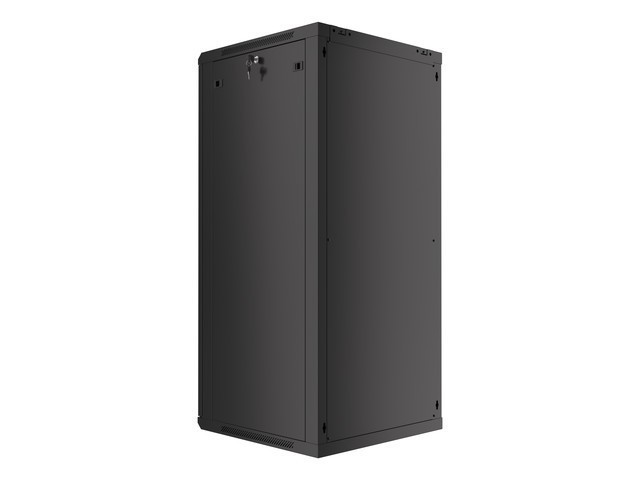 Lanberg wall-mounted rack 19&quot; demounted flat pack 27U/600*600mm, black