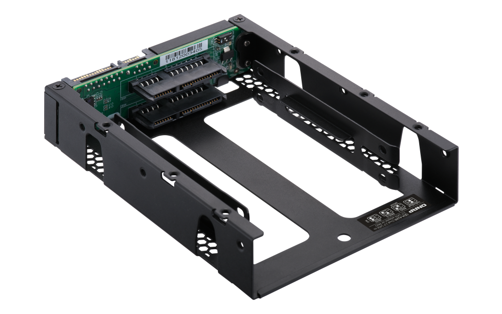 QNAP dual 2.5&quot; SATA SSD to 3.5&quot; SATA RAID adapter converter, with RAID support for PC &amp; NAS