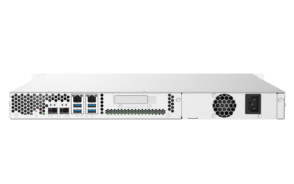 QNAP 4 bay high-speed SMB rackmount NAS with two 10GbE &amp; 2.5GbE ports
