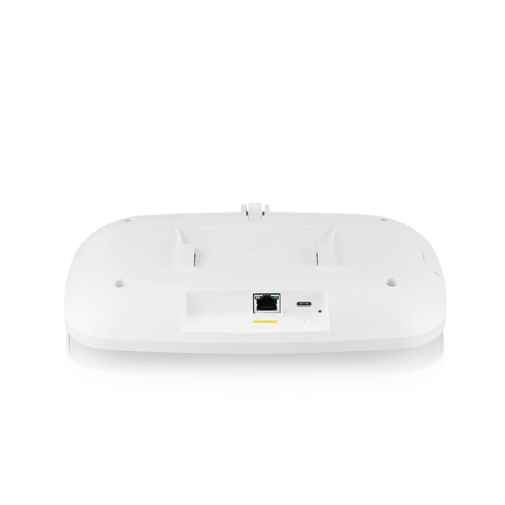 Zyxel NWA110BE BE6500 access point, 2*2 MU-MIMO, dual radio 2.4 &amp; 5 or 6GHz, 1*2.5G LAN port, PoE+ (802.3at), standalone/controller/Nebula cloud managed, no power adapter
