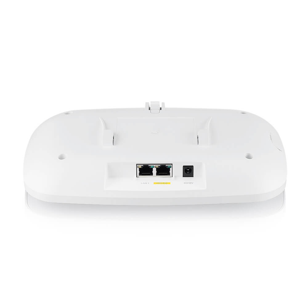 Zyxel WBE630S BE12.3K access point (2.4GHz: 2*2:2, 5 or 6GHz: 4*4:4) MU-MIMO, smart antenna, dual raadio 2.4 &amp; 5 or 6GHz, incl. 1y Nebula Pro, 2*2.5G LAN ports, PoE+ (802.3at), standalone/controler/Nebula cloud managed, no power adapter