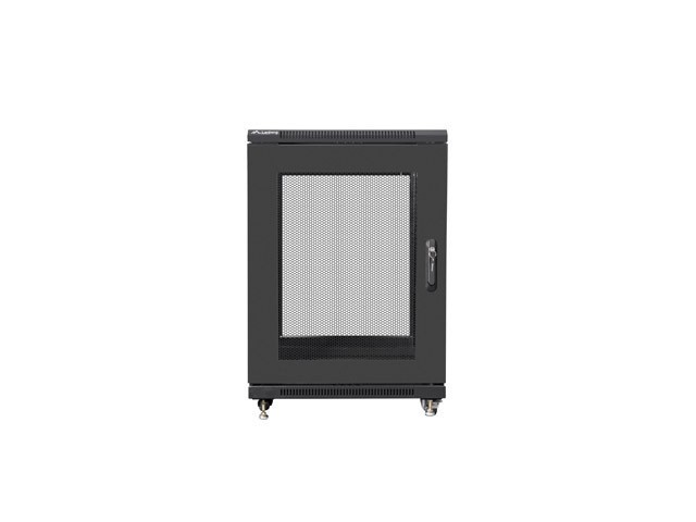 Lanberg 19&quot; free-standing rack cabinet, 15U/600*800 with mesh door (flat pack), black