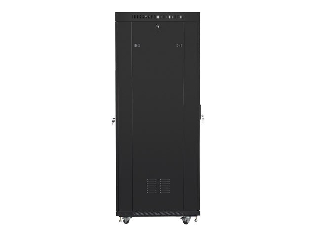 Lanberg 19&quot; v2 free-standing rack cabinet, 37U/800*1000 with glass door (flat pack), LCD, black