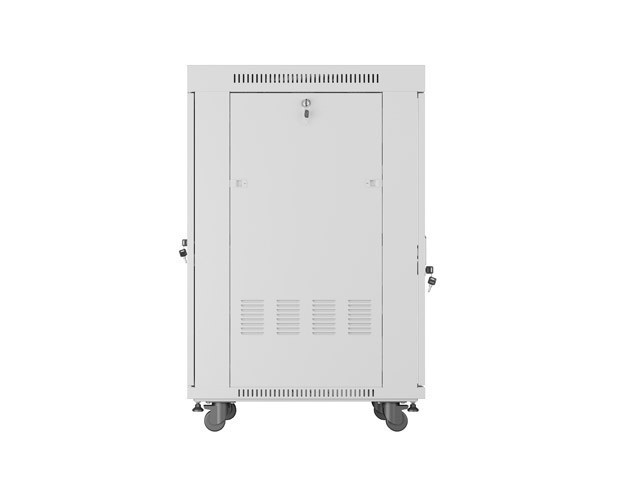 Lanberg 19&quot; v2 free-standing rack cabinet, 22U/600*800 with glass door (flat pack), LCD, grey