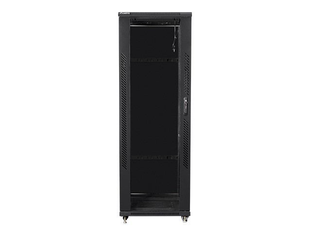 Lanberg 19&quot; free-standing rack cabinet, 37U/600*600 with glass door (flat pack), black