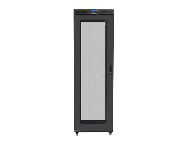 Lanberg 19&quot; v2 free-standing rack cabinet, 47U/800*1000 with mesh door (flat pack), LCD, black