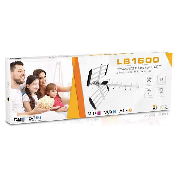 Libox LTE filtri ja 16 elemendiga DVB-T 18dB TV antenn välistingimustesse