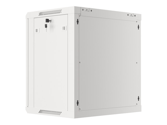 Lanberg 19&quot; wall-mount rack cabinet, 12U 600*450, steel doors, grey, flat-pack