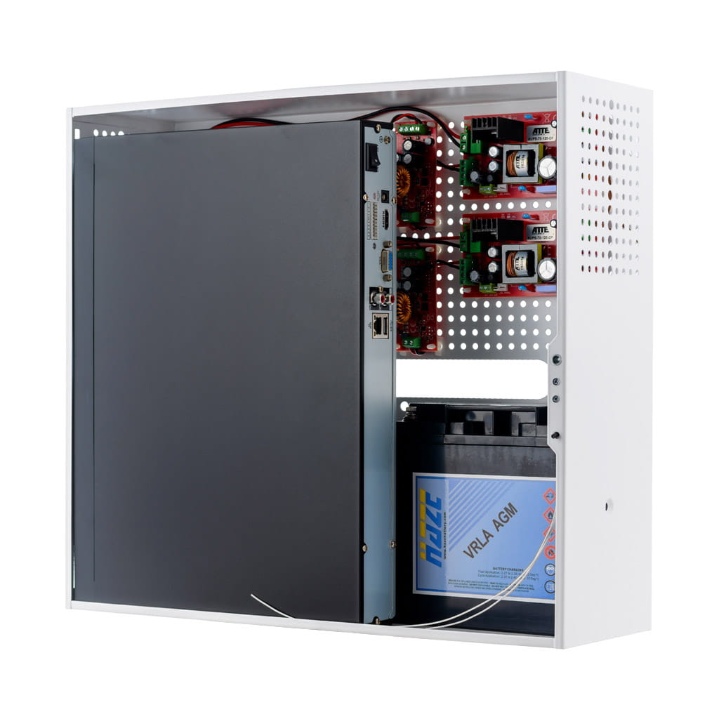 Kit for 16 IP cameras, 16P+2G PoE switch