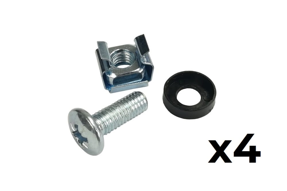 19" 2U rack mounting adapter with holes