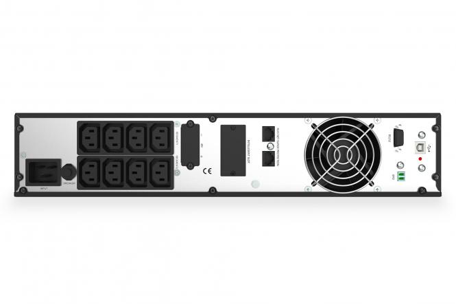 VFI, 2000VA/2000W online UPS rack/tower,3min@full load,230V,50Hz,RS232,USB,COM slot