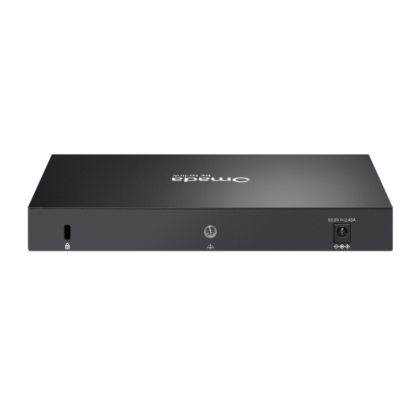 Omada 5-port 2.5G BASE-T &amp; 1-port 10GE SFP+ easy managed switch with 4-port PoE++