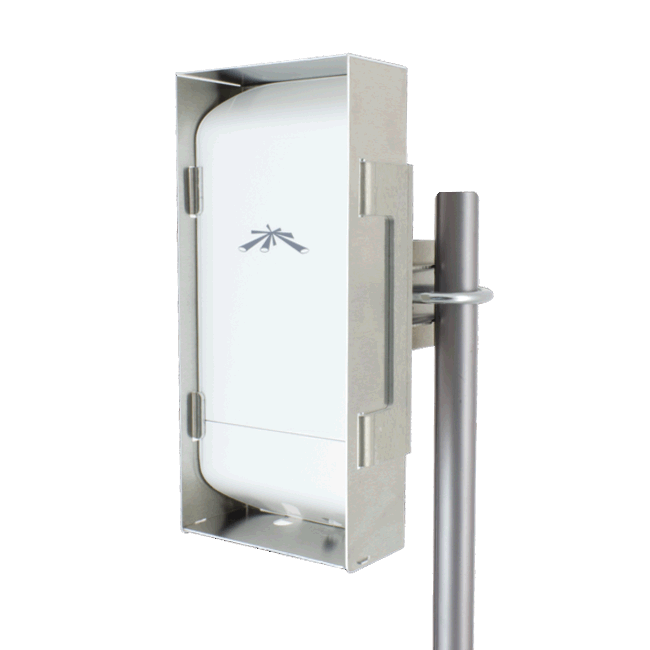 WirelessAP 2.4GHz,8dBi,1x10/100Ethernet Port,Passive PoE, Outdoor UV Stabilized Plastic,CPU Atheros MIPS24KC400MHz,32MBSDRAM,8MB Flash, Pole Mounting Kit Incl.