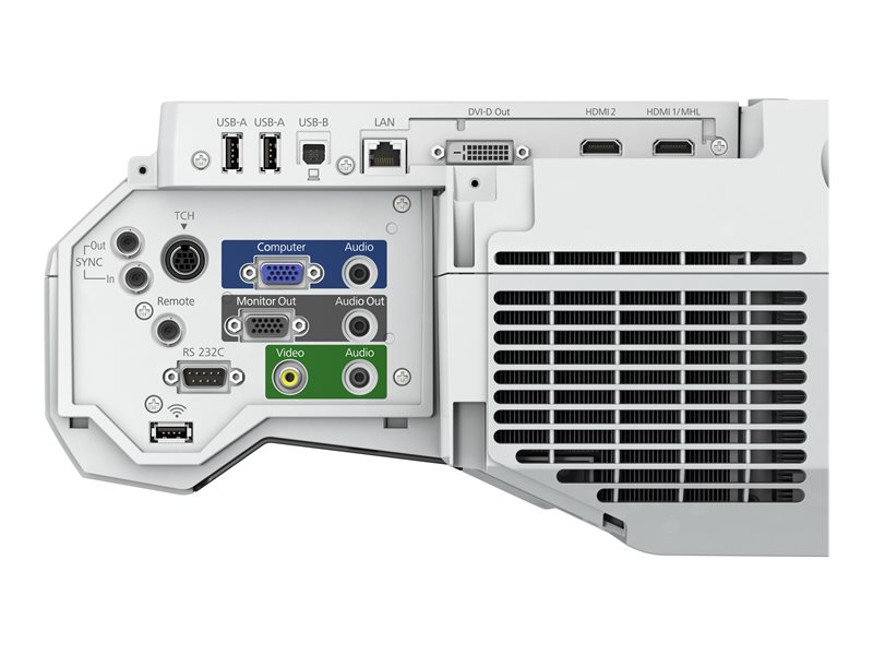 Epson EB-1470Ui data projector 4000 ANSI lumens 3LCD WUXGA [1920x1200] wall-mounted projector white