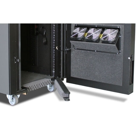 NetShelter CX 18U secure soundproof server room in a box enclosure international