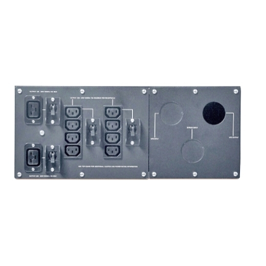 APC Service Bypass Panel- 230V; 100A; MBB; Hardwire input; IEC-320 output- (8) C13 (2) C19