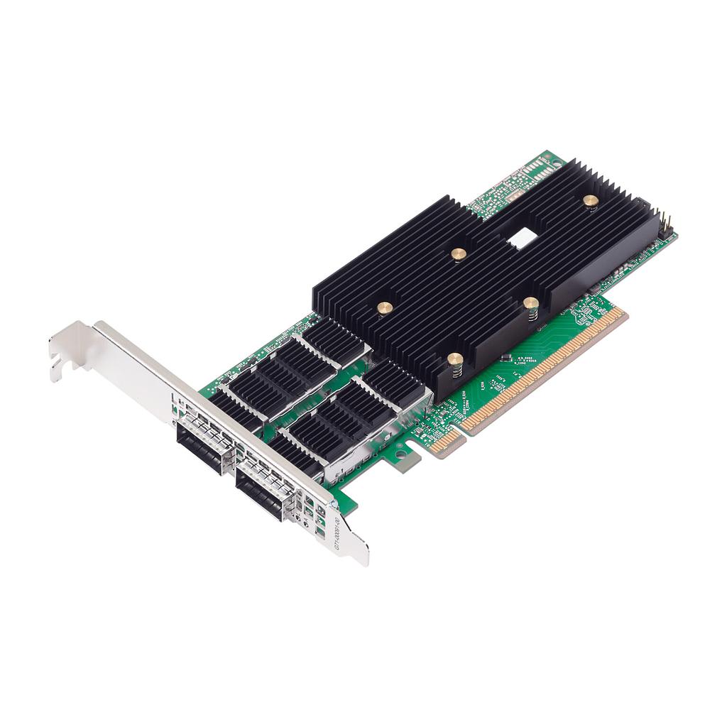 Broadcom 200GbE 2-port QSFP112 server adapter NetXtreme P2200G (2*QSFP112) bulk PCIe 5.0 x16 incl. full height &amp; low profile bracket
