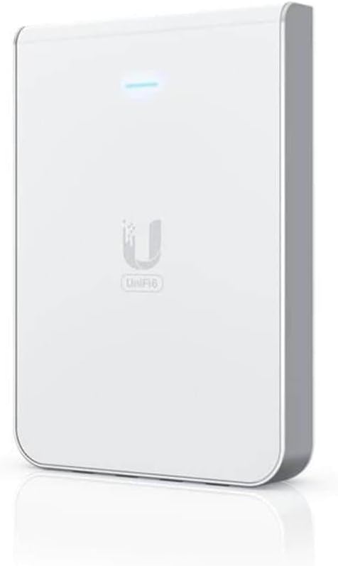 Ubiquiti wall-mounted Wi-Fi6 AP with 6 spatial streams &amp; a built-in 4-port switch