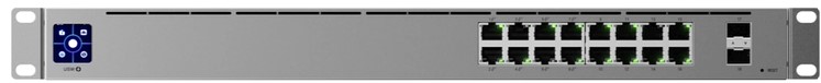Ubiquiti 16-port layer 2 PoE switch, fanless