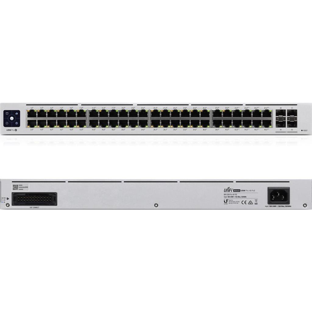 Ubiquiti 48-port layer 2 switch, fanless