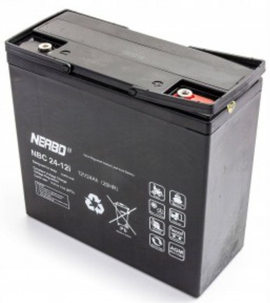 Nerbo 12V 24Ah VRLA AGM NBC battery