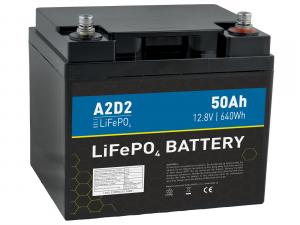 Avacom A2D2 battery LiFePO4 12.8V 50Ah M6