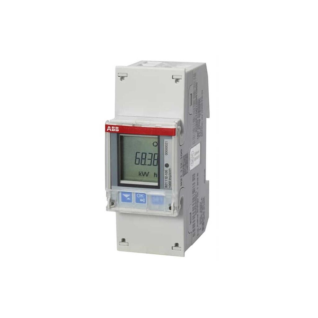 ABB Terra AC B21 112-100 energiamõõtja 'Steel', Modbus RS485, 1 faasiline, 5A