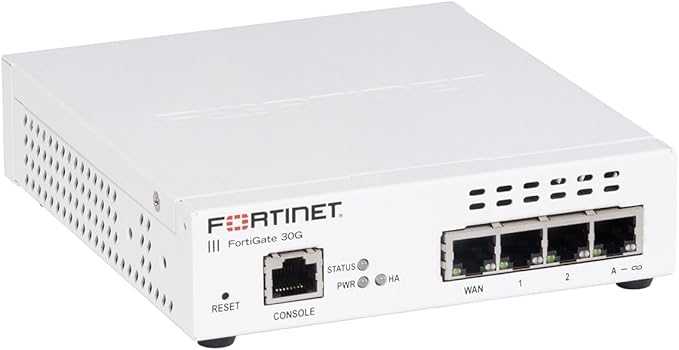 Fortinet FortiGate 30G firewall, 4*GE RJ45 ports