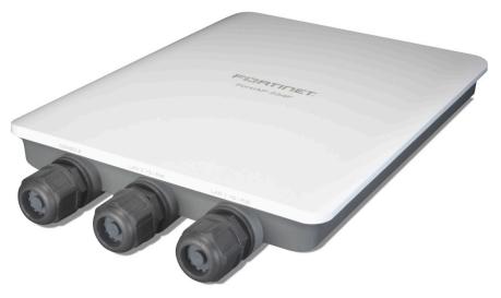 Fortinet FortiAP-234F outdoor Wi-Fi 6 wireless access point with tri-radio, external antennas, wall &amp; pole mounting