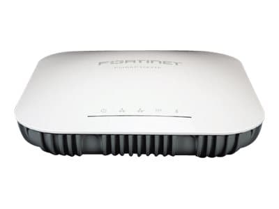 Fortinet FortiAP U431F indoor wireless access point, 4*4 Wi-Fi 6 (802.11ax), tri radio, internal antennas, 1*2.5GE &amp; 1*GE RJ45 port