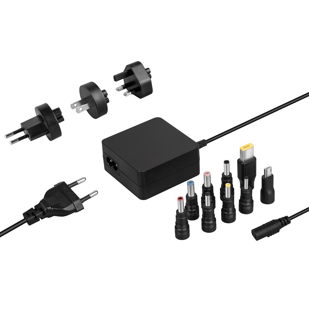 Avacom quicktip 45W universal notebook adapter 18.5-20V, + 9 connectors